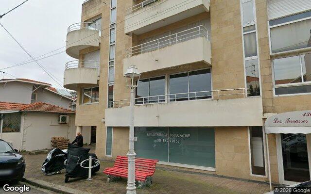 Façade : 136 cours Lamarque de Plaisance, Arcachon